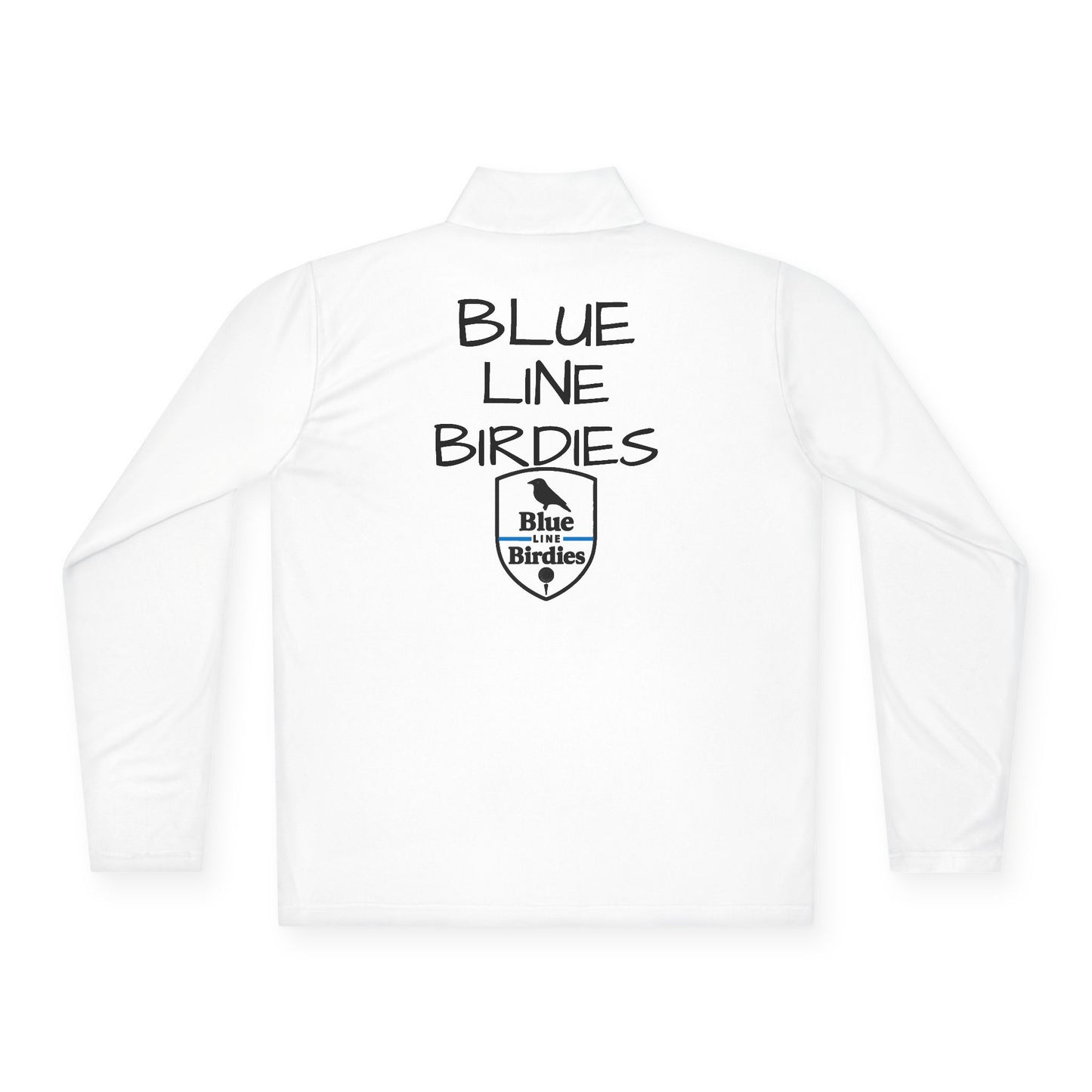Unisex Quarter-Zip Pullover with Blue Line Design, Police Support Apparel, Stylish Outerwear, Casual Layering, Gift for Law Enforcement